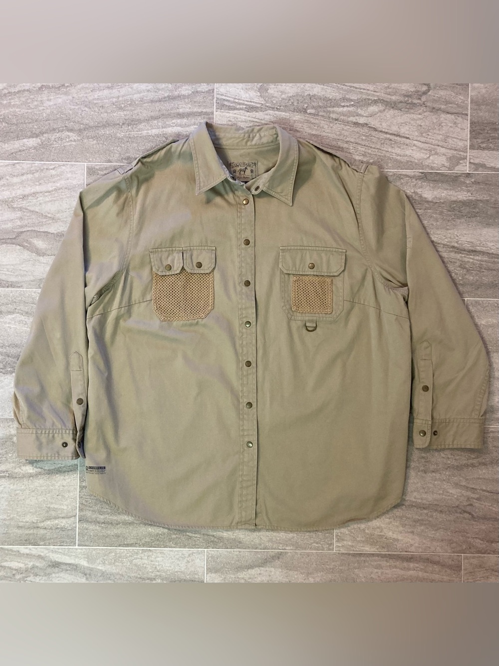 Vintage Polo by Ralph Lauren Safari Collection Men's Military Field Shirt Jacket